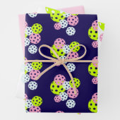 Hübsches Pickleball-Papier Geschenkpapier Set (Beispiel)