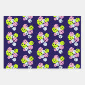 Hübsches Pickleball-Papier Geschenkpapier Set (Vorderseite)