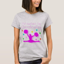 HÜBSCHES PINK CHEERLEADER MÄDCHEN PERSONALISIERT T