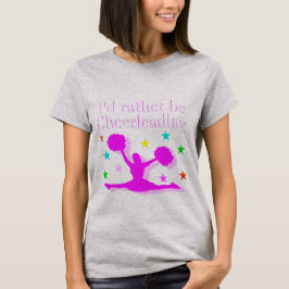 HÜBSCHES PINK CHEERLEADER MÄDCHEN PERSONALISIERT T T-Shirt