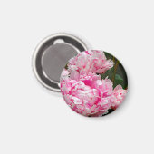Hübsches Pink Peonys Foto Magnet (Vorderseite/Rückseite)