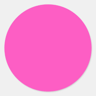 Hübsches Pink Runder Aufkleber