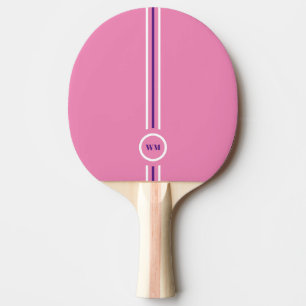 Hübsches Pink und Lila Ping Pong Paddel Tischtennis Schläger