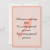 Hübsches Pink und Schwarz Archäologe Trowel Karte (Rückseite)