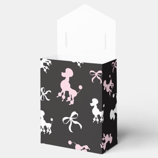 Hübsches Poodle Paradies Geschenkschachtel (Geöffnet)