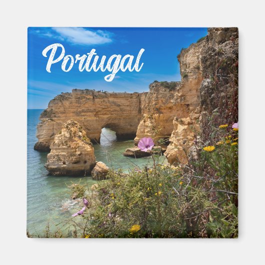 Hübsches Portugal Algarve Beach Souvenir Magnet (Vorne)