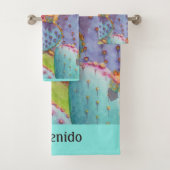 Hübsches Prickly Pear Handtuch Set Badetuch (Insitu)
