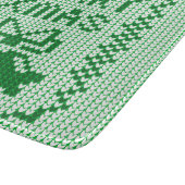 Hübsches Pullover-Muster Jingle Glocken und Merry  Schneidebrett (Ecke)