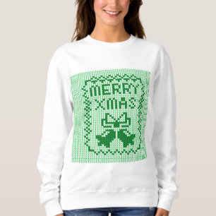 Hübsches Pullover-Muster Jingle Glocken und Merry  Sweatshirt