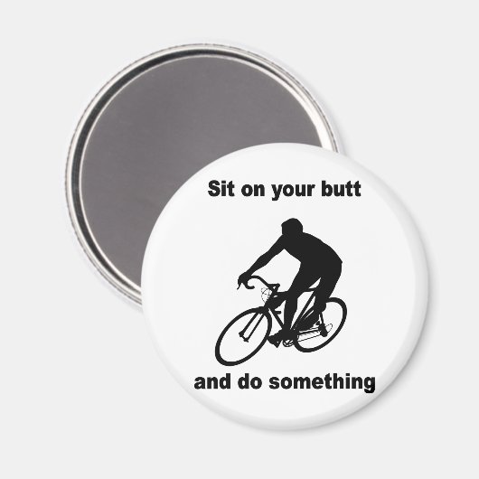 Hübsches Radfahren Magnet (Vorderseite/Rückseite)