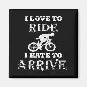 Hübsches Radfahren Magnet (Vorne)