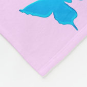 HÜBSCHES RAINBOW I LIEBE GYMNASTICS-DESIGN FLEECEDECKE (Ecke)