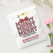 Hübsches Red Bow Weihnachtsbüro Party Geschenktütchen (Versiegelt)