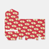 Hübsches Red Gold Personalisiert Geschenkschachtel (Ungefaltet)