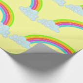 Hübsches Regenbogen-Verpackungs-Papier Geschenkpapier (Ecke)