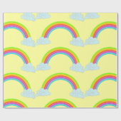 Hübsches Regenbogen-Verpackungs-Papier Geschenkpapier (Flach)