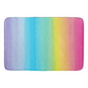 Hübsches Regenbogendesign Badematte