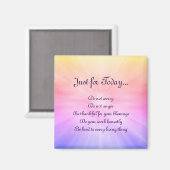 Hübsches Regenbogendesign von Reiki Principles Magnet (Vorderseite/Rückseite)