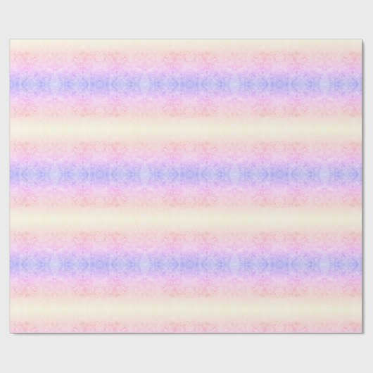 Hübsches Regenbogenfrostdesign Geschenkpapier (Flach)