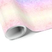 Hübsches Regenbogenfrostdesign Geschenkpapier (Rolleneckpunkt)