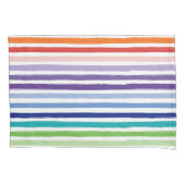 Hübsches Regenbogenmuster Kissenbezug (Vorderseite)