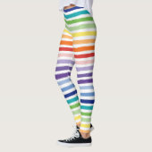 Hübsches Regenbogenmuster Leggings (Links)