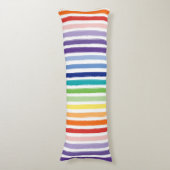 Hübsches Regenbogenmuster Seitenschläferkissen (Vorderseite Vertikal)