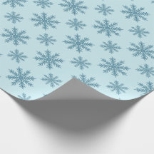 Hübsches Retro-Schneeflockenmuster Blues Aquarell