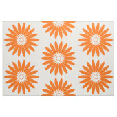 Hübsches Retrostil, helles Orangefarbenes Blume Mu Stoff (Yard (91,4 cm))