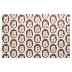 Hübsches Rosa Baby Mädchen Igel Muster Stoff