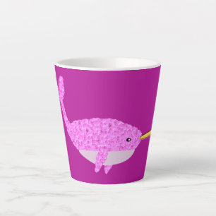 Hübsches rosa Baby-Mädchen Narwal Milchtasse
