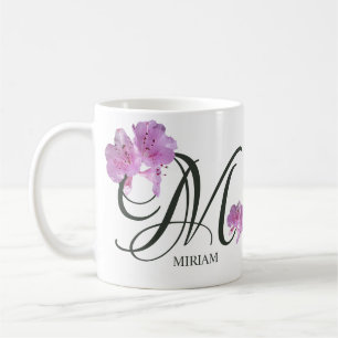 Hübsches Rosa Blumenmädchen mit individuellem Miri Kaffeetasse