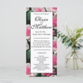 Hübsches rosa Blumenmuster (Stehend Vorderseite)