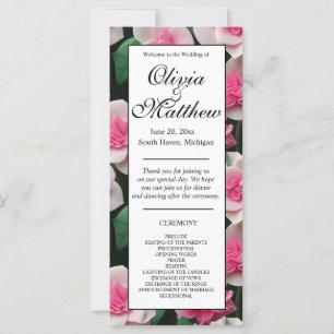 Hübsches rosa Blumenmuster