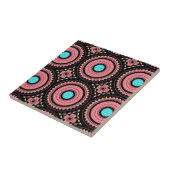 Hübsches rosa Boho Mosaikmuster Fliese (Seite)