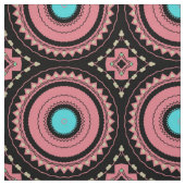Hübsches rosa Boho Mosaikmuster Stoff (Muster)
