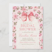 Hübsches Rosa-Brautparty Einladung (Vorderseite)