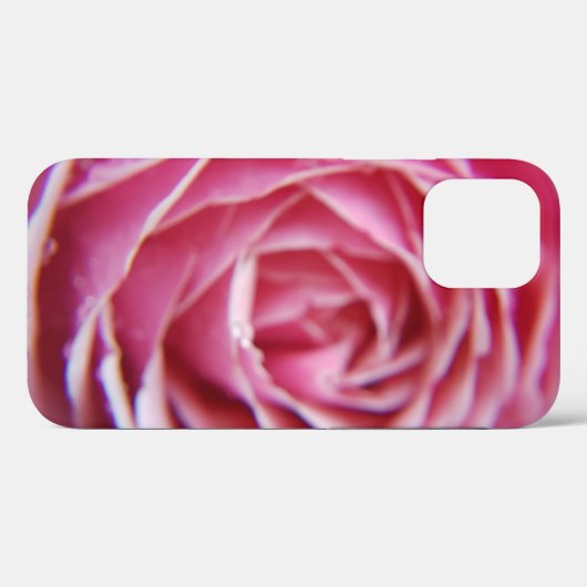 Hübsches Rosa erhob sich nah Case-Mate iPhone Hülle (Rückseite (Horizontal))