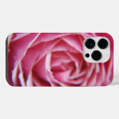 Hübsches Rosa erhob sich nah iPhone Hülle (Rückseite (Horizontal))