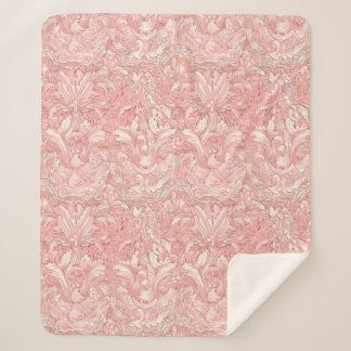 Hübsches rosa französisches Pariser Design Sherpadecke