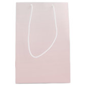 Hübsches Rosa Hochzeitssemble Brautparty Mittlere Geschenktüte (Vorderseite)