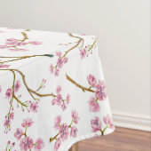 Hübsches rosa Kirschblütewatercolor-Muster Tischdecke (Beispiel)