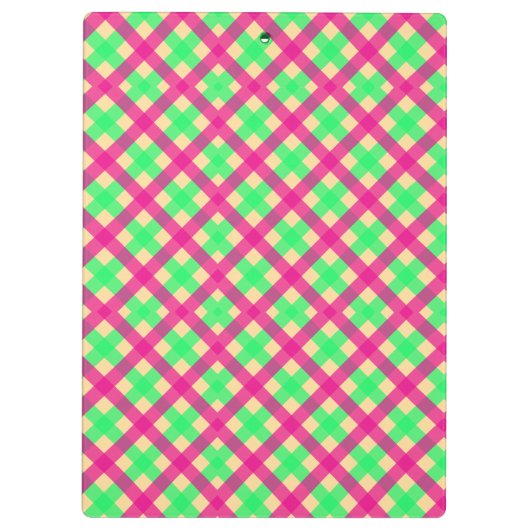 Hübsches Rosa Klemmbrett (Rückseite)