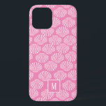 Hübsches rosa Küstenmuster Case-Mate iPhone Hülle<br><div class="desc">Schönes Aquarellmuster personalisiert mit Ihrem ersten.</div>