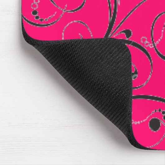 hübsches Rosa Mousepad (Ecke)
