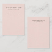 Hübsches rosa Ohrenbildschirm Visitenkarte (Vorne/Hinten)