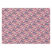 Hübsches rosa Paisley-Muster Tischdecke (Vorderseite (Horizontal))