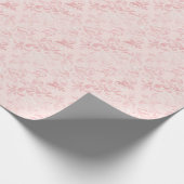 Hübsches Rosa Perlmutt Brautparty Geschenkpapier (Ecke)