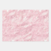 Hübsches Rosa Perlmutt Brautparty Geschenkpapier Set (Vorderseite 2)