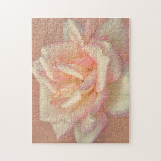 Hübsches Rosa Rose Blume Puzzle (Vertikal)